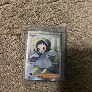 Poppy Trainer Card with Character Illustration